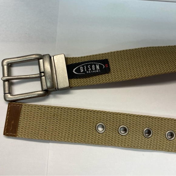 BISON Designs Men’s Reversible Heavy-Duty Nylon and Leather Size 38 - Picture 5 of 8